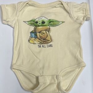 Star Wars Baby Yoda Cream Bodysuit